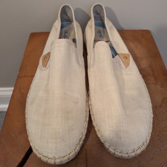 OLUKAI Kayla Pa’a Kapa Espadrilles SlipOn Coastal Casual Vacation - Size 8.5 - Picture 3 of 8